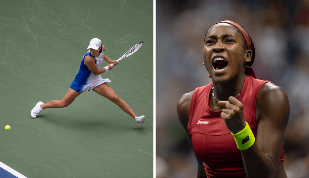 us open - jogadoras